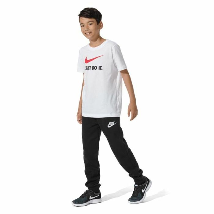 Camiseta de Manga Corta Infantil Nike Sportswear Blanco 1