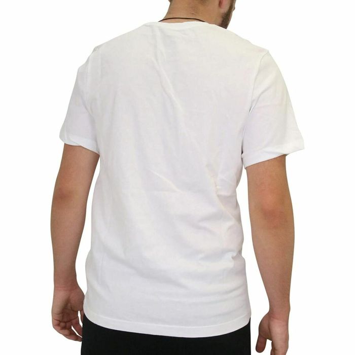 Camiseta de Manga Corta Hombre Nike AR4997 101 Blanco Hombre 2