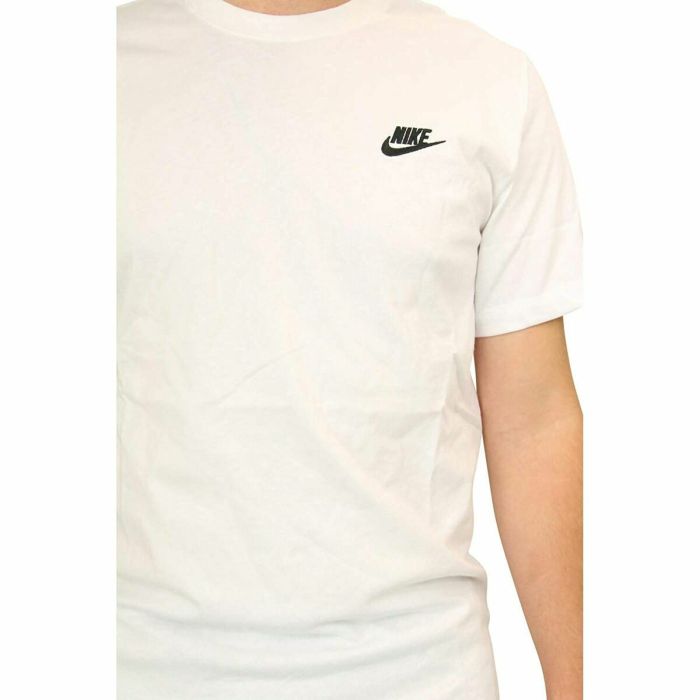 Camiseta de Manga Corta Hombre Nike AR4997 101 Blanco Hombre 1