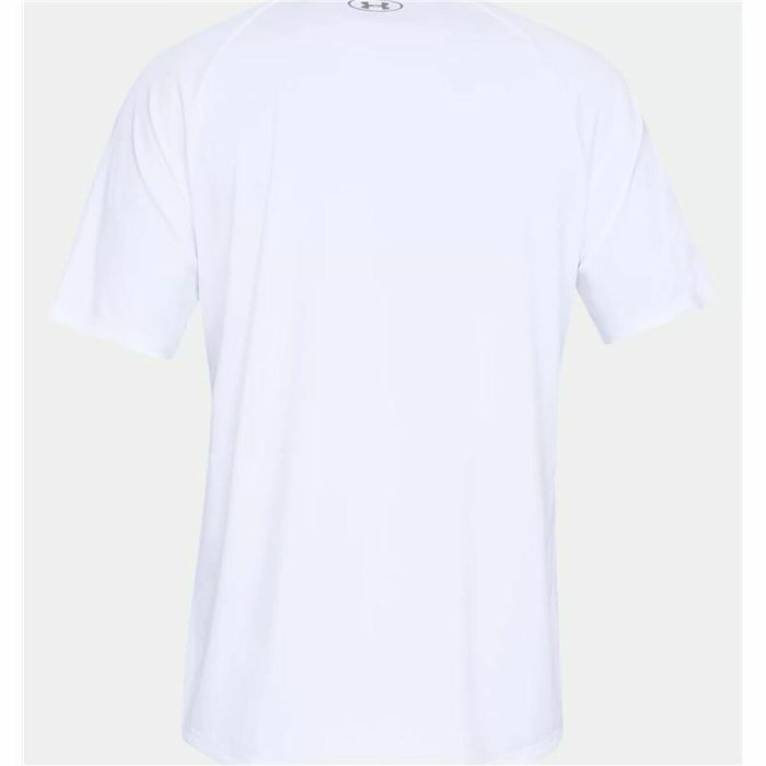 Camiseta de Manga Corta Hombre Under Armour Tech 2.0 Blanco 4