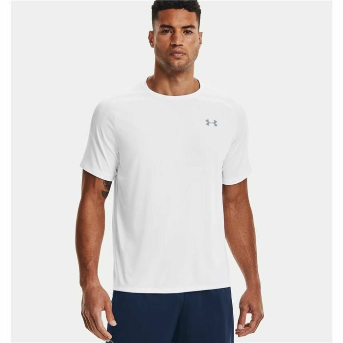 Camiseta de Manga Corta Hombre Under Armour Tech 2.0 Blanco 3