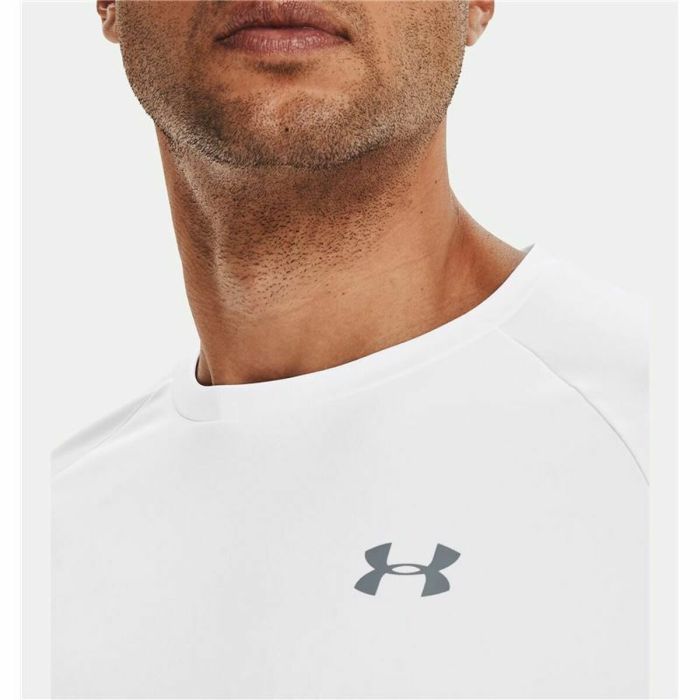 Camiseta de Manga Corta Hombre Under Armour Tech 2.0 Blanco 1