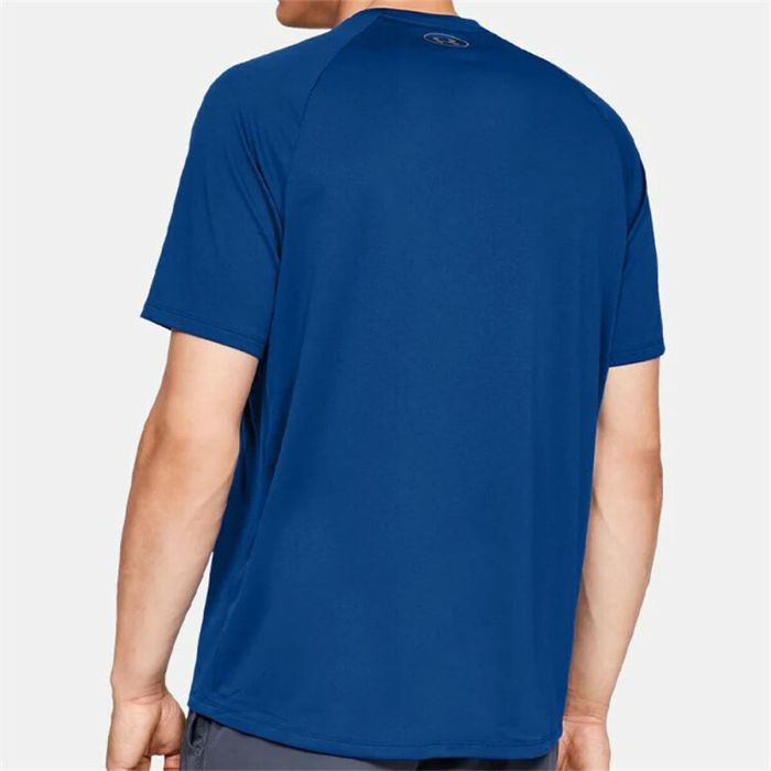 Camiseta de Manga Corta Hombre Under Armour Tech 2.0 Azul 2