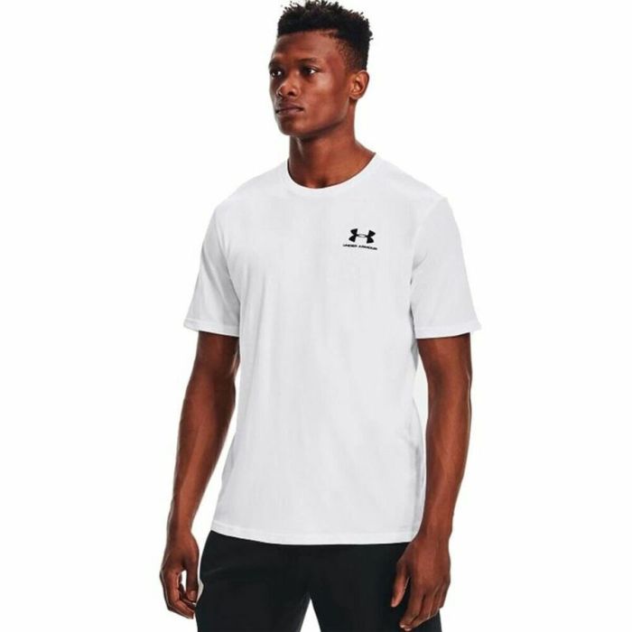 Camiseta Deportiva de Manga Corta Under Armour Sportstyle Left Chest Blanco 0 Camiseta Deportiva de Manga Corta Under Armour Sportstyle Left Chest Blanco 0