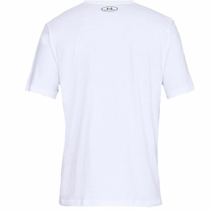 Camiseta de Manga Corta Hombre Under Armour Team issue Wordmark Blanco 5