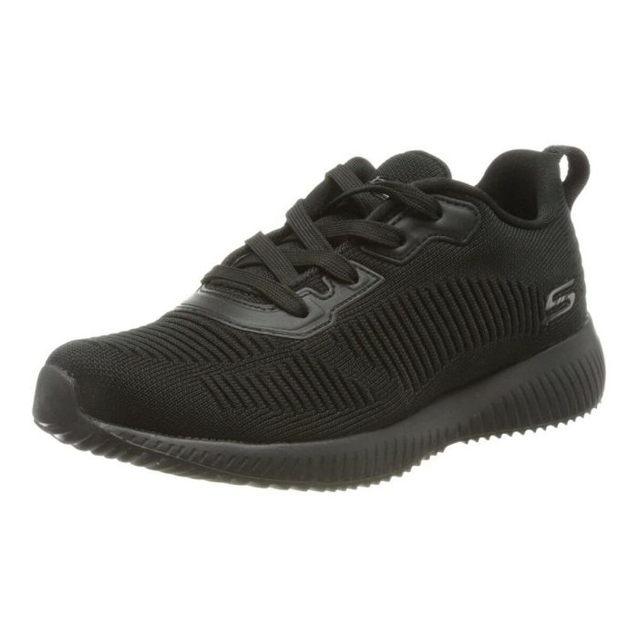 Zapatillas de Mujer para Caminar Skechers BOBS SQUAD TOUGH TALK 32504 Negro 7