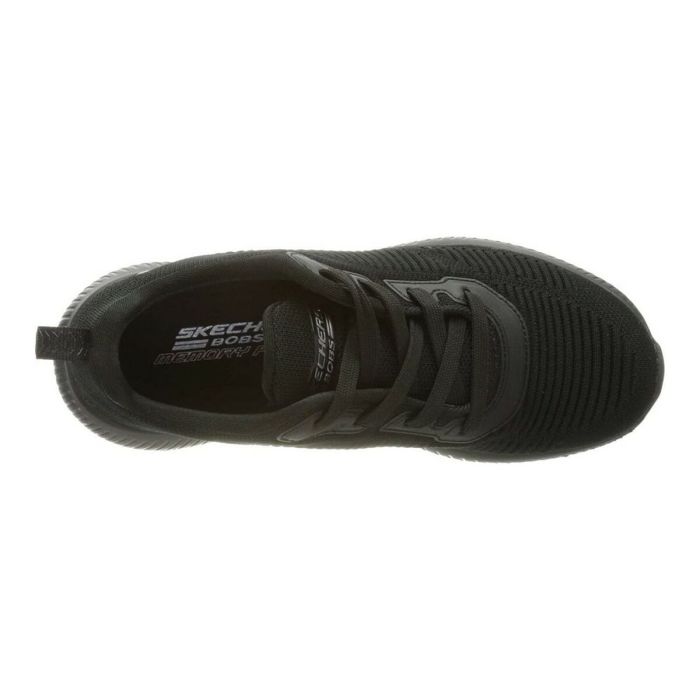 Zapatillas de Mujer para Caminar Skechers BOBS SQUAD TOUGH TALK 32504 Negro 3