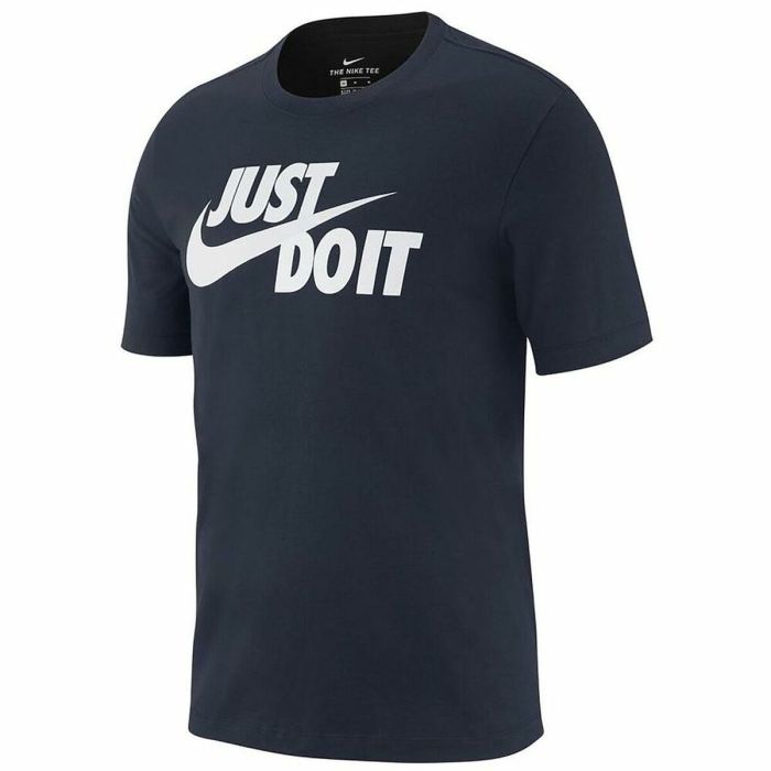 Camiseta de Manga Corta Hombre Nike AR5006 451 Azul marino
