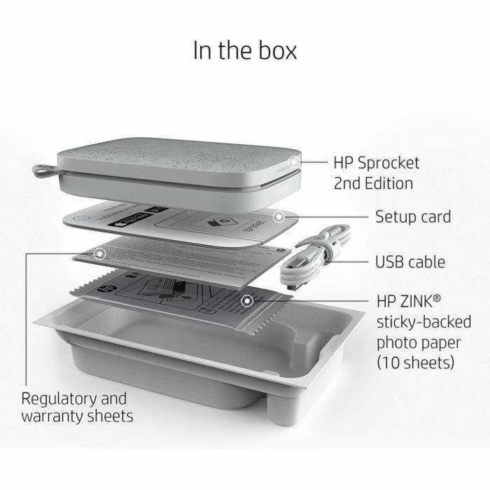 Impresora Fotográfica HP Sprocket Printer 200 4