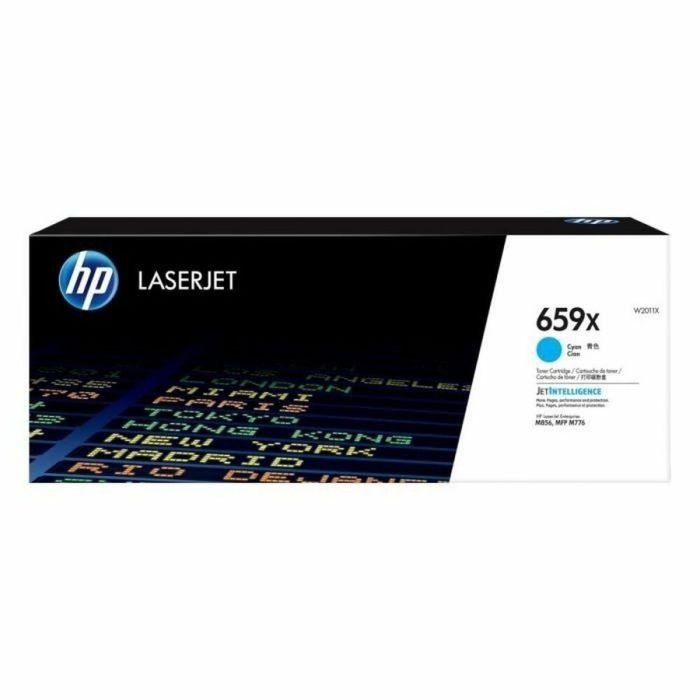 HP LaserJet Cartucho de tóner Original 659X cian de alta capacidad