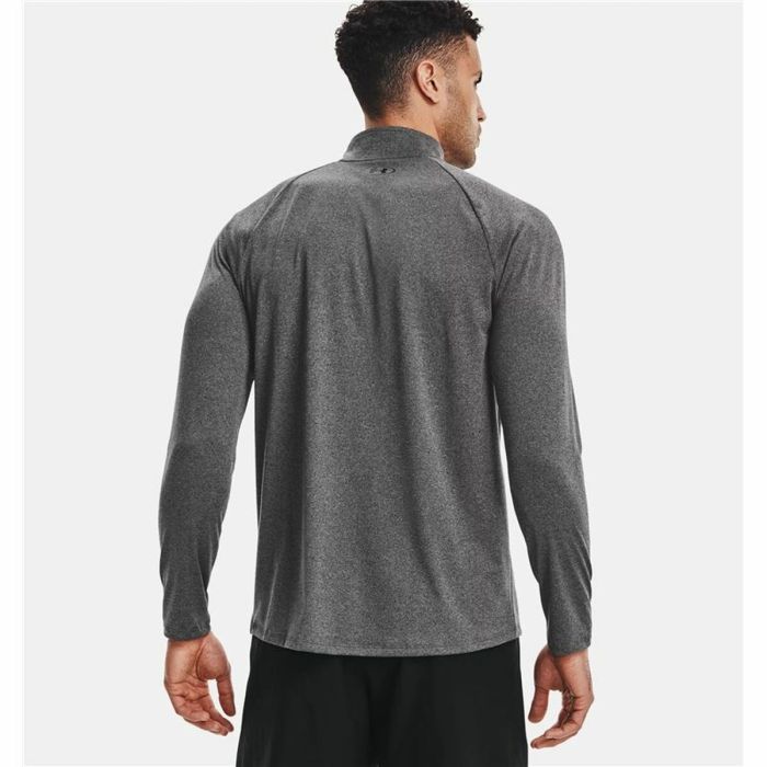 Camiseta de Manga Larga Hombre Under Armour Tech™ ½ Zip Gris oscuro 4