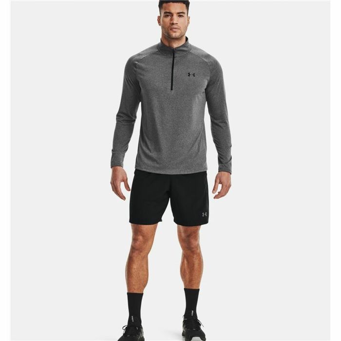 Camiseta de Manga Larga Hombre Under Armour Tech™ ½ Zip Gris oscuro 1