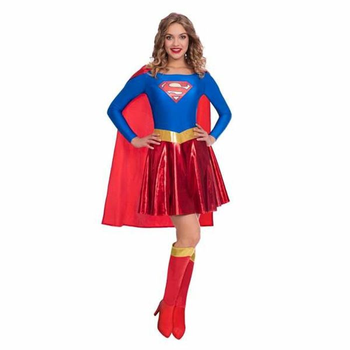 Disfraz para Adultos Warner Bros Supergirl Superheroína 3 Piezas