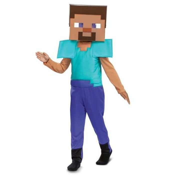 Disfraz para Niños Minecraft Steve 2 Piezas