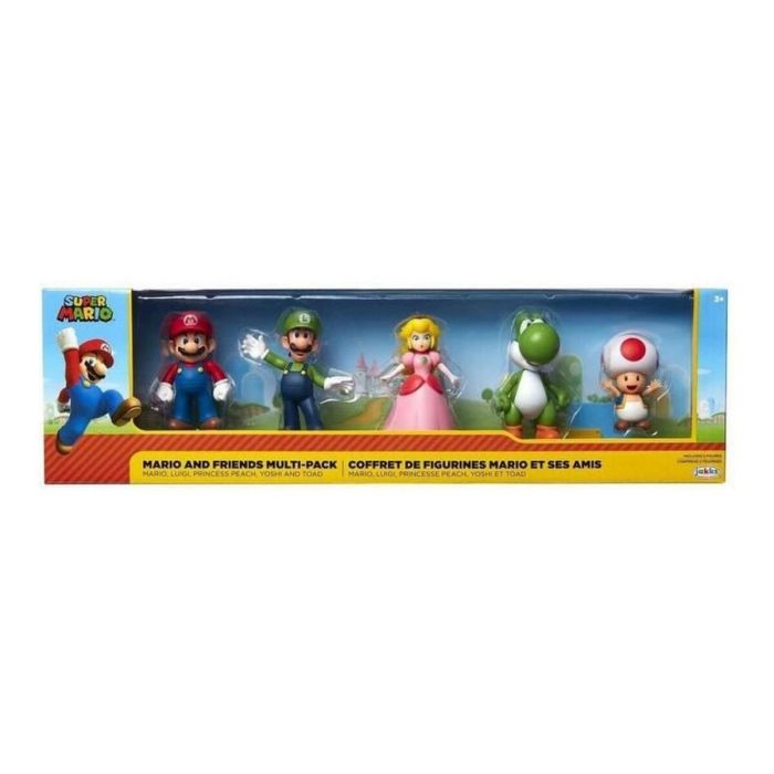 Set de Figuras Super Mario Mario and his Friends 5 Piezas 16