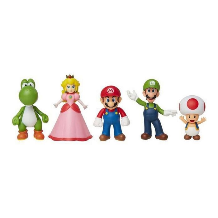 Set de Figuras Super Mario Mario and his Friends 5 Piezas 15