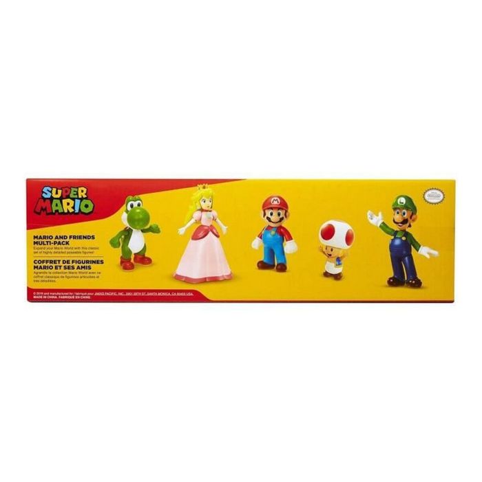 Set de Figuras Super Mario Mario and his Friends 5 Piezas 14
