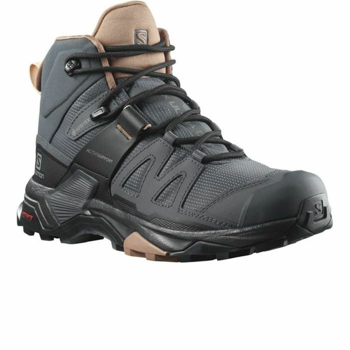 Botas de Montaña Salomon X Ultra 4 Mid Gore-Tex Mujer Gris oscuro 1