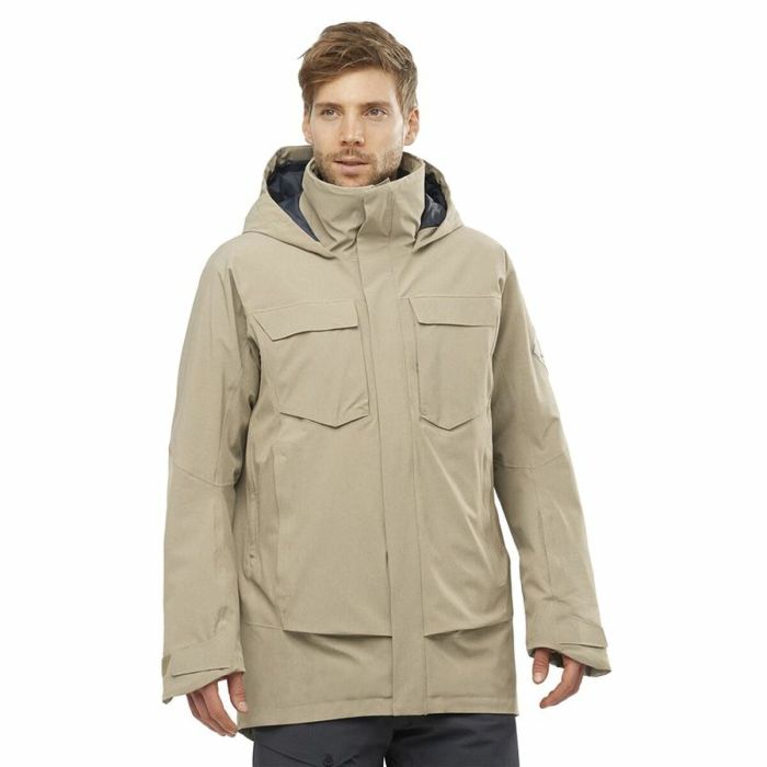 Chaqueta de Esquí Salomon Stance Cargo Beige Hombre 5