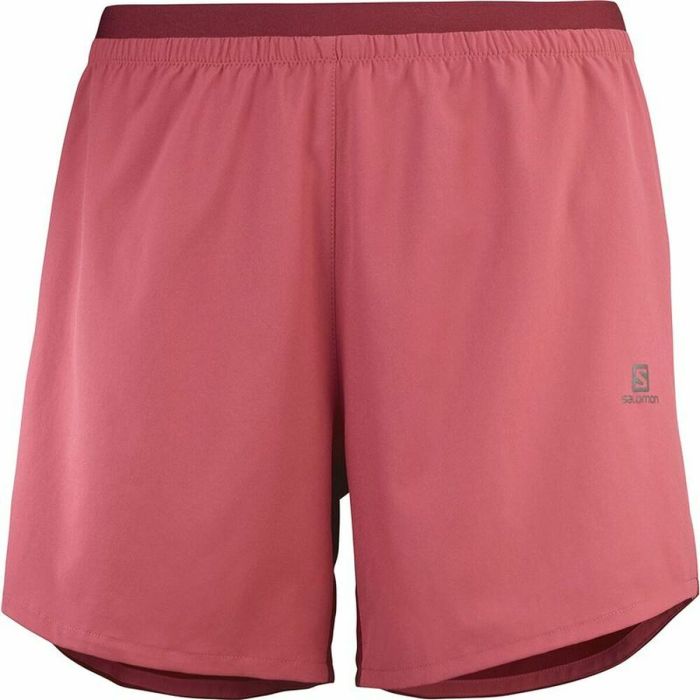 Pantalones Cortos Deportivos para Mujer Salomon Cross 5" Rojo 1