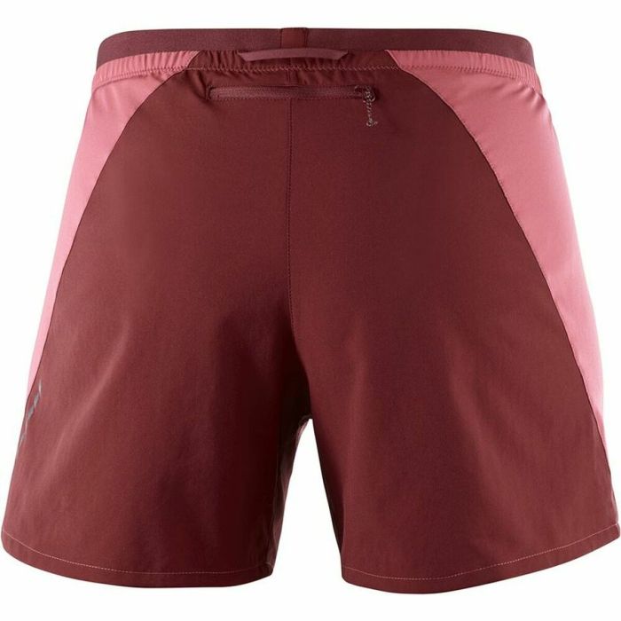 Pantalones Cortos Deportivos para Mujer Salomon Cross 5" Rojo 7