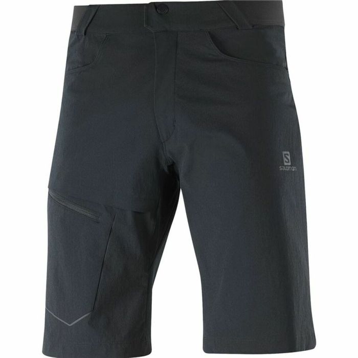 Pantalones Cortos Deportivos para Hombre Salomon Wayfarer 37636 Montaña Negro 1