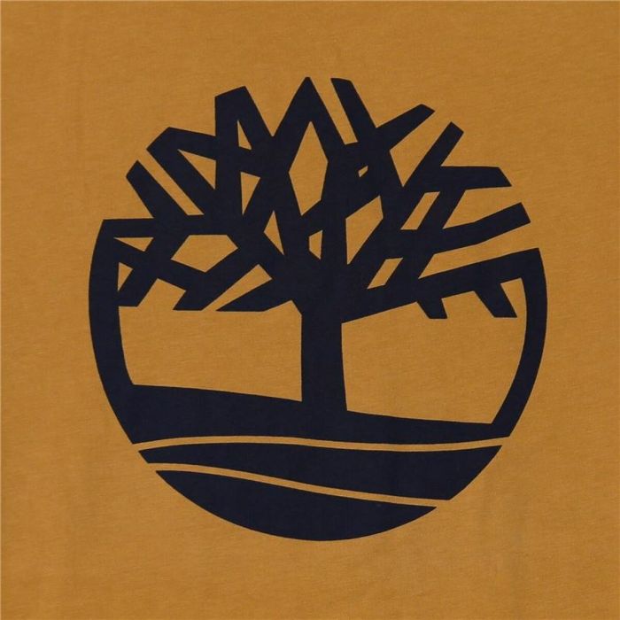 Camiseta Timberland Tree Logo Marrón Hombre 2