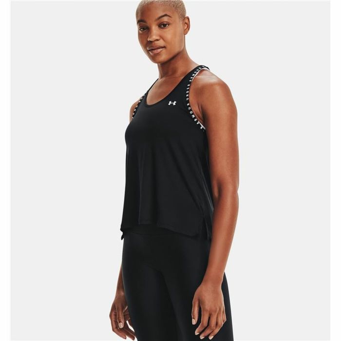 Camiseta de Tirantes Mujer Under Armour Knockout Negro 4