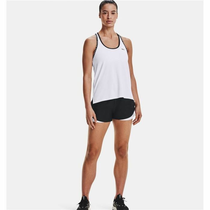 Camiseta de Tirantes Mujer Under Armour Knockout Blanco 3