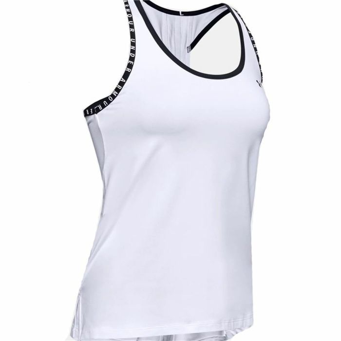 Camiseta de Tirantes Mujer Under Armour Knockout Blanco
