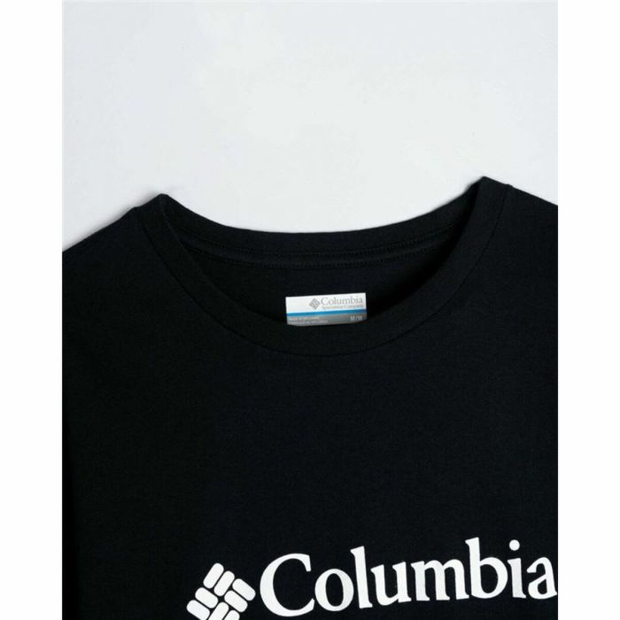 Camiseta de Manga Corta Hombre Columbia CSC Basic Logo Negro 3