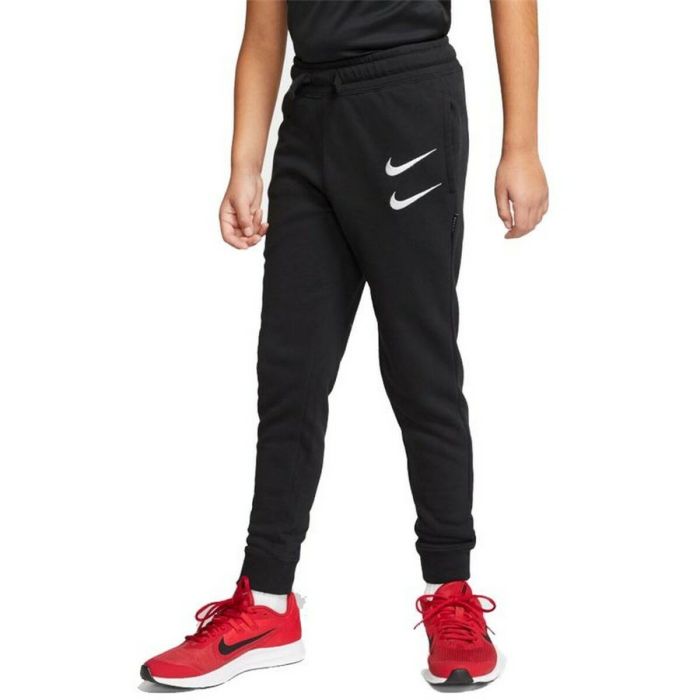 Pantalón de Chándal para Niños Nike Swoosh Niños Negro 6