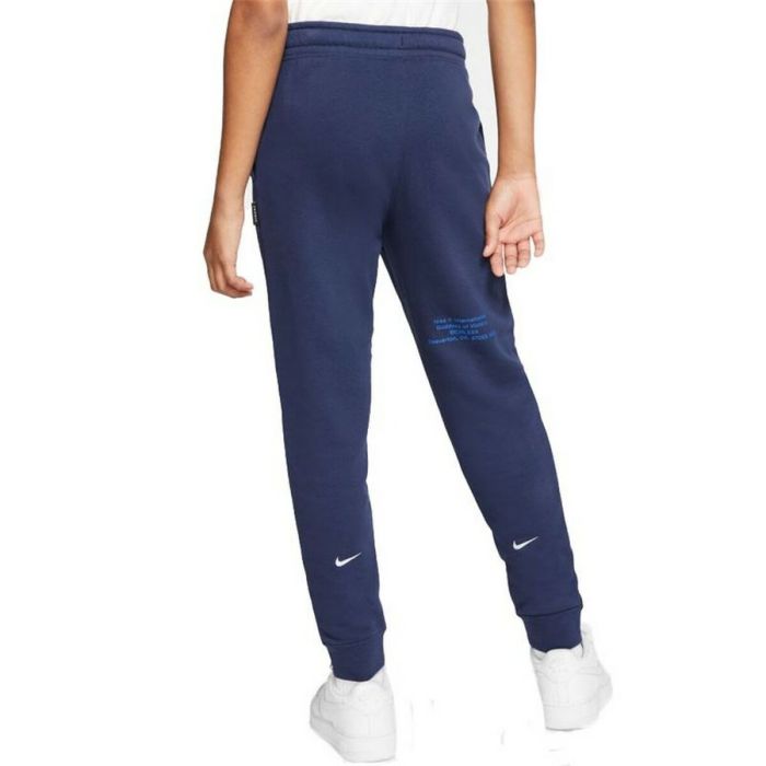 Pantalón de Chándal para Niños Nike Swoosh Azul oscuro 6