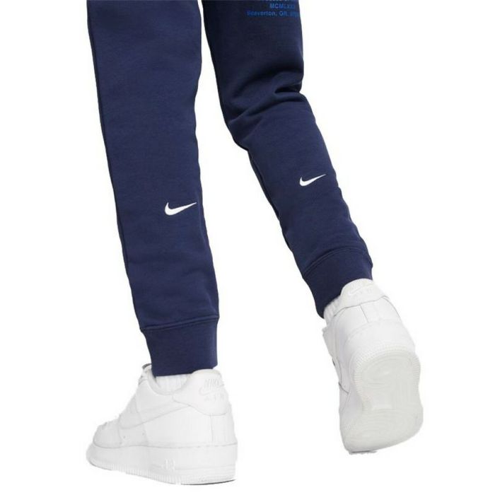 Pantalón de Chándal para Niños Nike Swoosh Azul oscuro 5