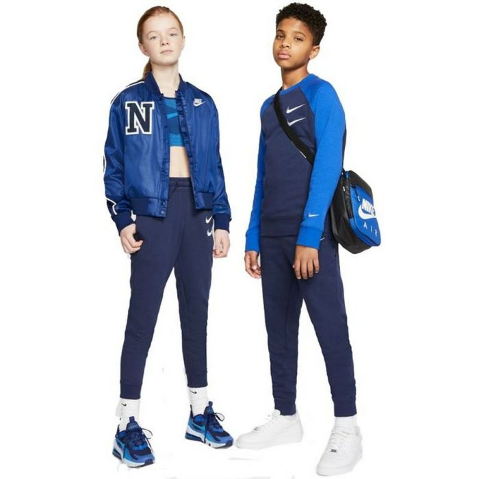 Pantalón de Chándal para Niños Nike Swoosh Azul oscuro 1