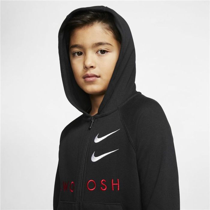 Chaqueta Deportiva para Niños Nike Swoosh Negro 2