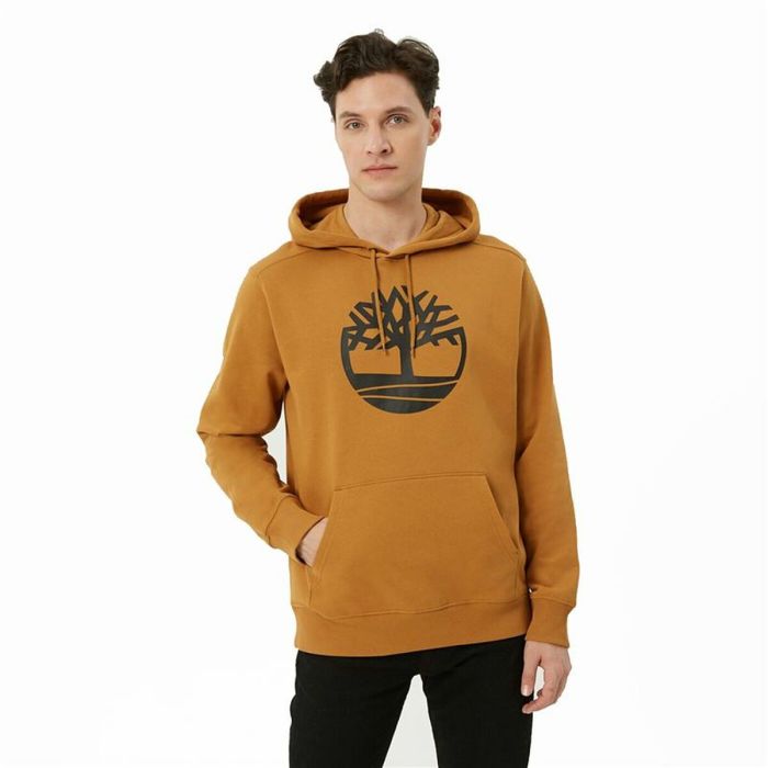 Sudadera con Capucha Hombre Timberland Kenn Tree Logo  Naranja Oscuro 4