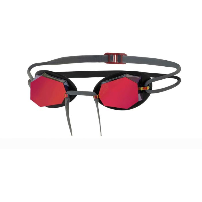 Gafas de Natación Zoggs Diamond Mirror Negro Rojo Talla única 1