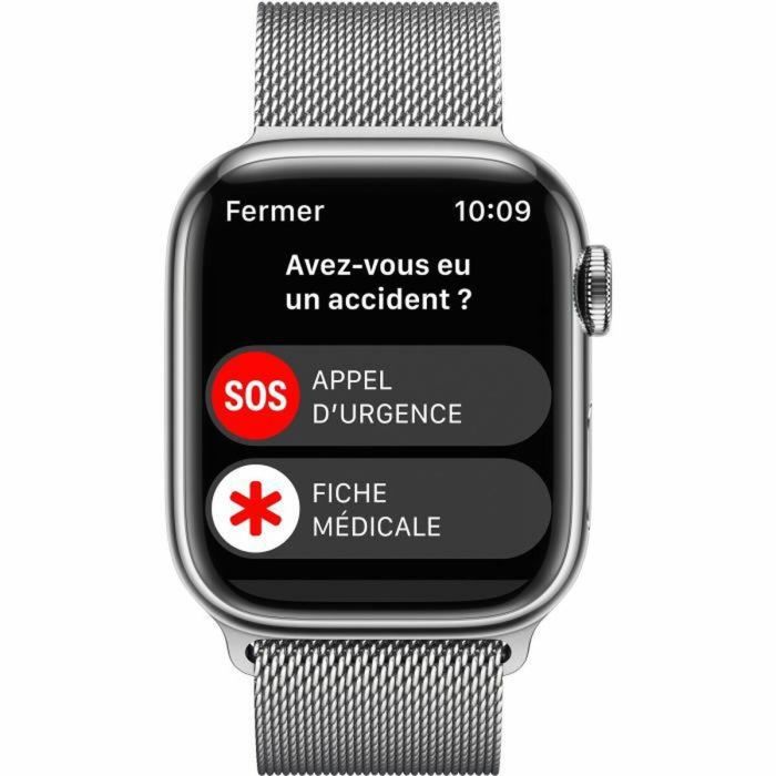 Smartwatch Apple Series 8 4G Plateado WatchOS 9 1