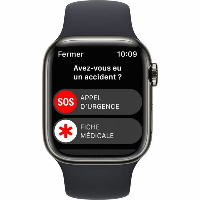 Smartwatch Apple WATCH SERIES 8 4G WatchOS 9 Negro 1