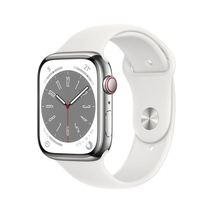Smartwatch Apple Watch Series 8 Blanco Plateado Ø 45 mm