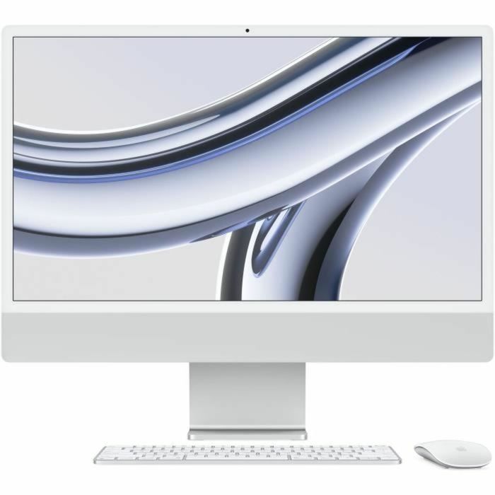 Apple - 24 - iMac Retina 4.5K (2023) - Chip Apple M3 - 8GB RAM - 256GB de almacenamiento - GPU de 10 núcleos - Plata