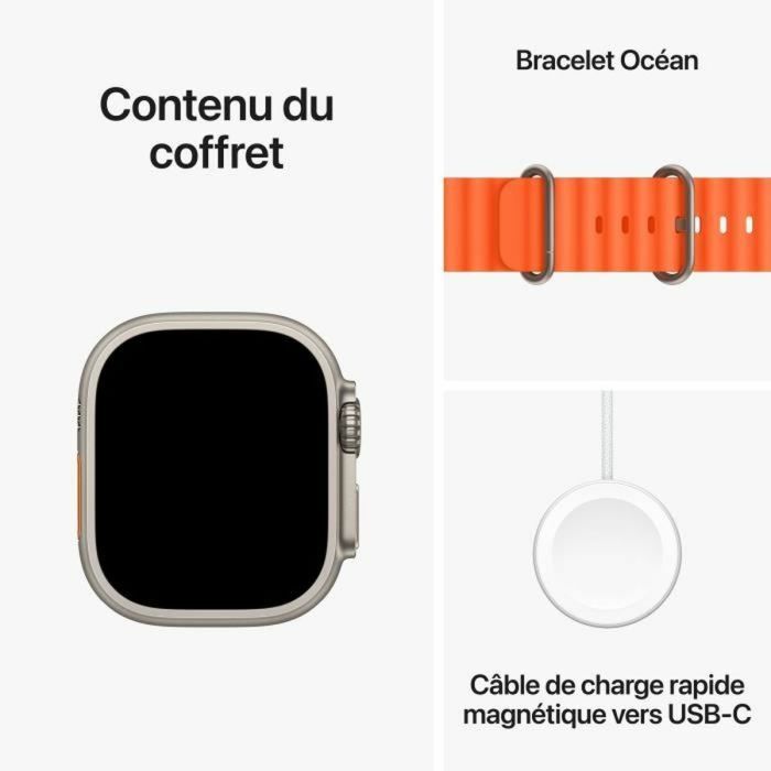 Smartwatch Apple Ultra 2 Naranja Titanio 49 mm 1