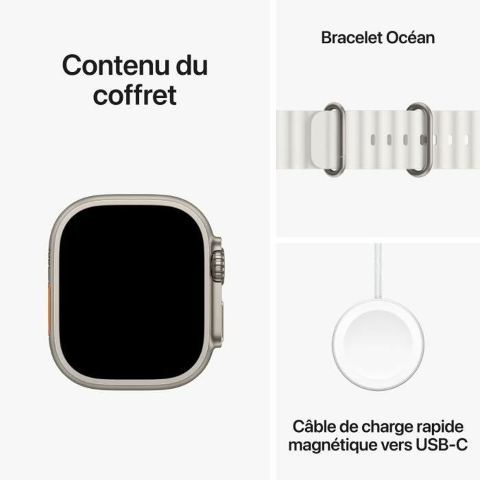 Smartwatch Apple Ultra 2 Blanco Titanio 49 mm 1