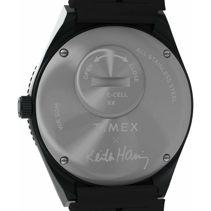 Reloj Hombre Timex Q X KEITH HARING SPECIAL EDT. Negro (Ø 38 mm) 2