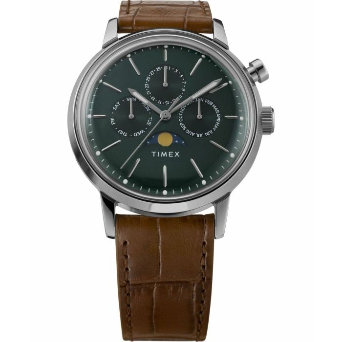 Reloj Hombre Timex MARLIN MOONPHASE Verde (Ø 40 mm) 1