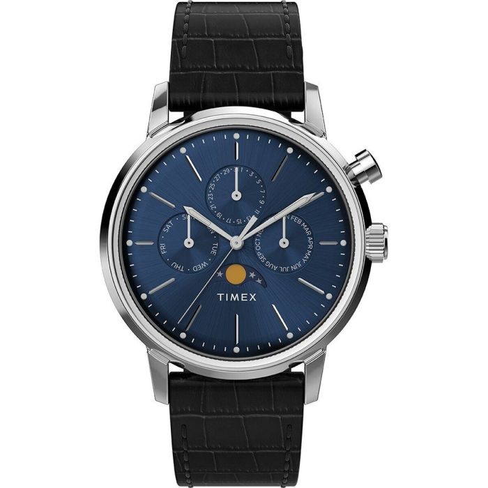 Reloj Hombre Timex MARLIN MOONPHASE Negro (Ø 40 mm)