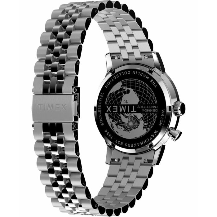 Reloj Hombre Timex MARLIN MOONPHASE Plateado (Ø 40 mm) 1