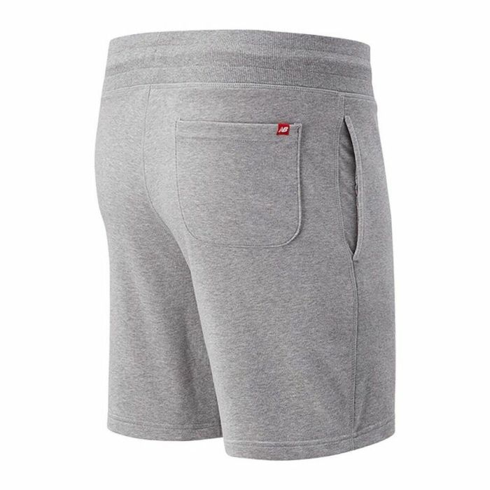 Pantalones Cortos Deportivos para Hombre New Balance Essentials Gris claro 1