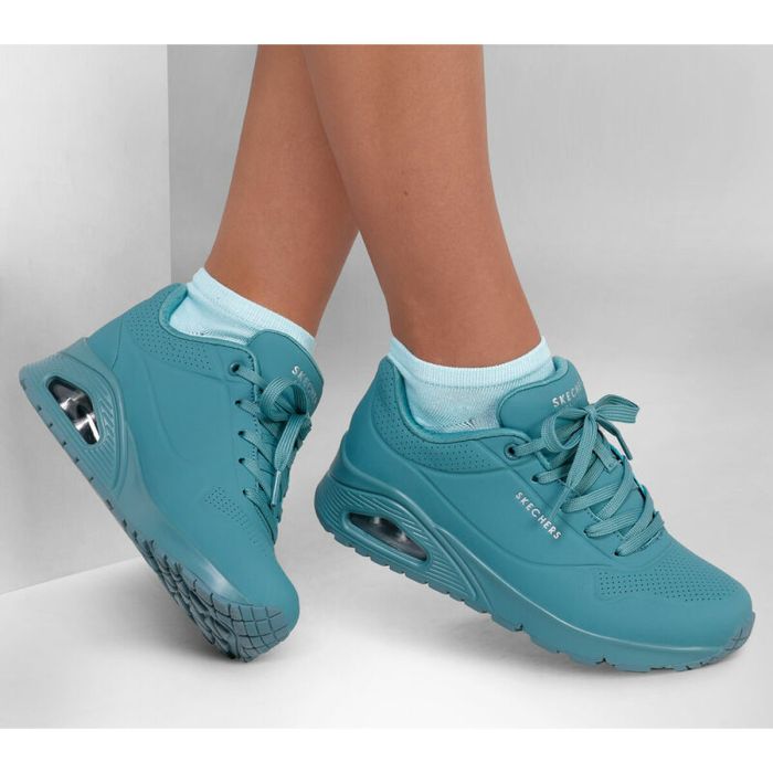 Zapatillas de Mujer para Caminar Skechers UNO STAND 73690 SLT Azul 2